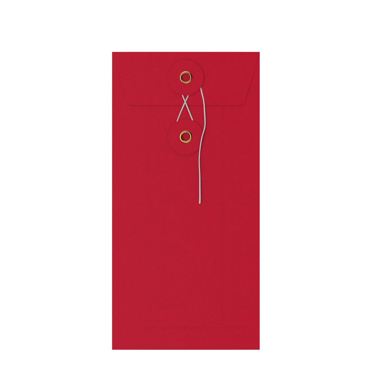 Coloured envelopes with string and washer closure