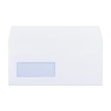 White Envelope with Internal Opacity - Window 110x220 mm (DL) 90gsm