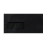 DL Black Peel & Seal Coloured Envelope (110 x 220mm)