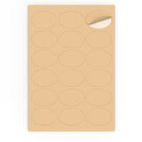 Oval Adhesive Labels
