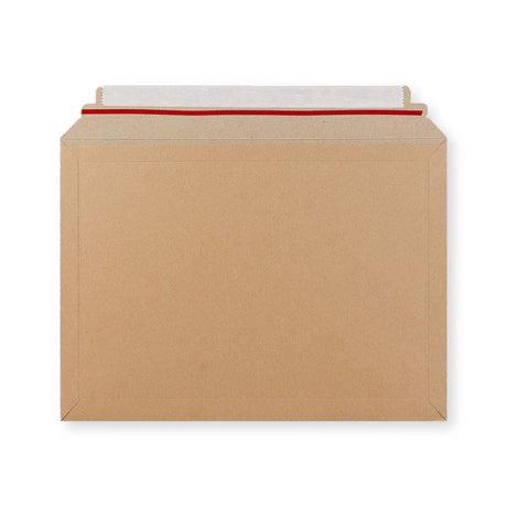 Manila Brown Peel & Seal Rigid Board Mailers Envelope (328 x 458mm)