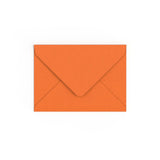 Flame Orange British Made Gummed V-Flap Envelope (133 x 184mm)