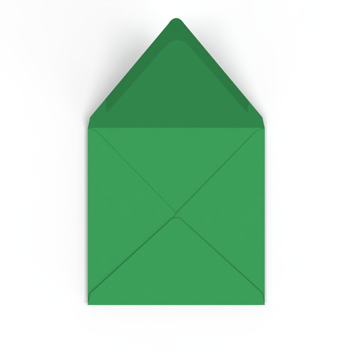 Kelly Green British Made Gummed Envelope (155 x 155mm)