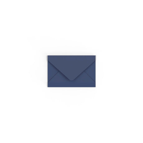 Navy Blue British Made Gummed V-Flap Envelope (62 x 94mm)