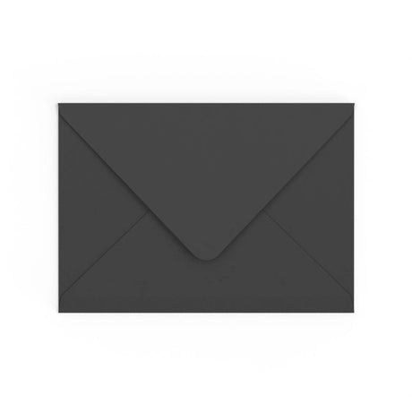 C5 Black British Made Gummed V-Flap Envelope (162 x 229mm)