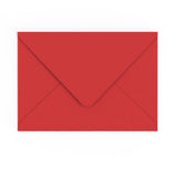 C5 Cherry Red British Made Gummed V-Flap Envelope (162 x 229mm)