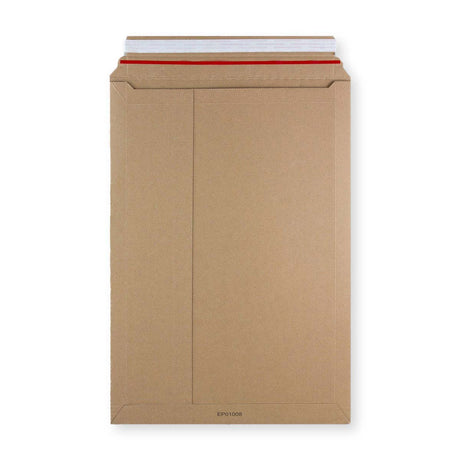 Manila Brown Peel & Seal Rigid Board Mailers Envelope (500 x 340mm)