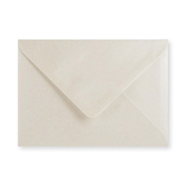 Oyster Gummed V-Flap Greeting Card Envelope (125 x 175mm)