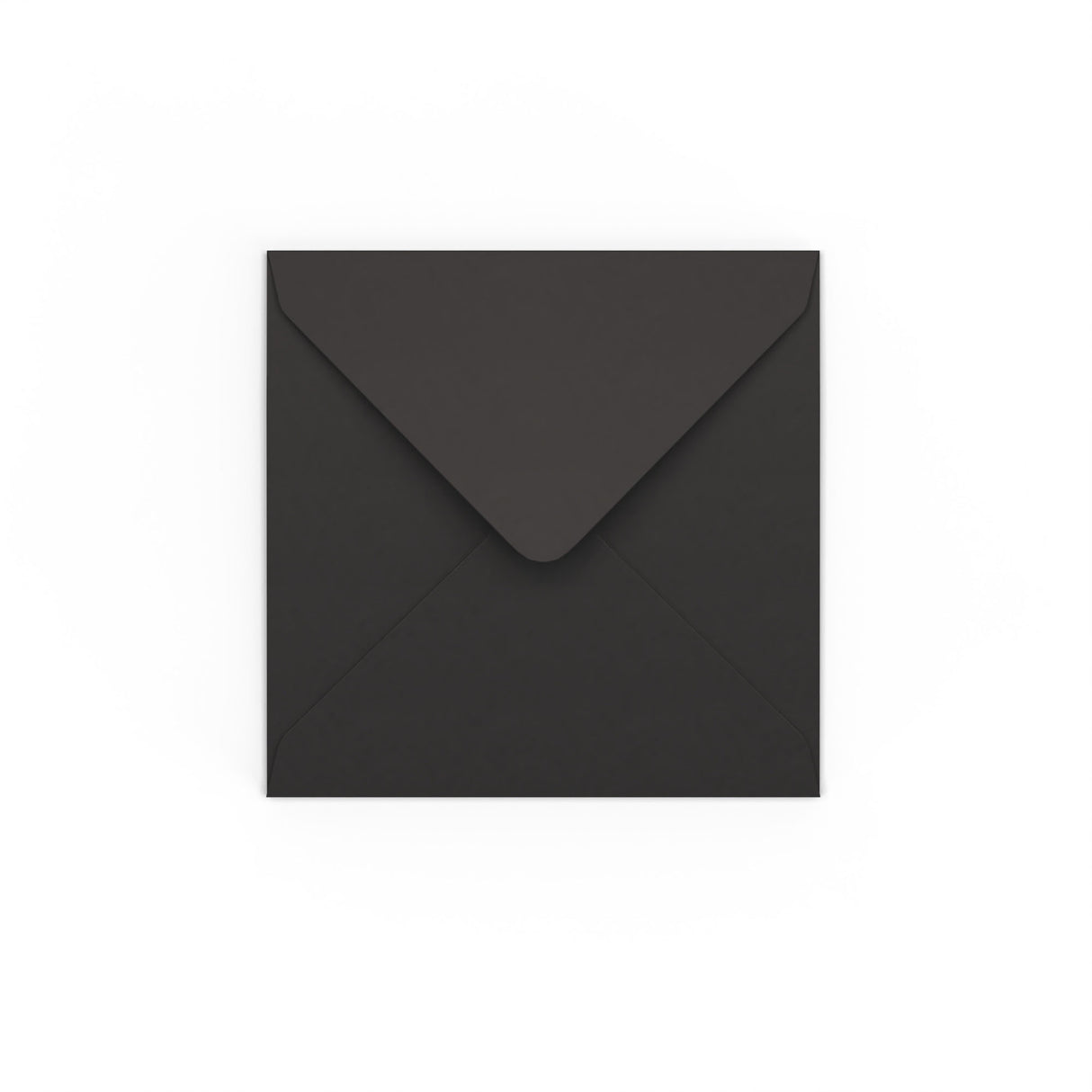 Black Gummed V-Flap Envelope (116 x 116 mm)
