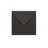 Black Gummed V-Flap Envelope (116 x 116 mm)