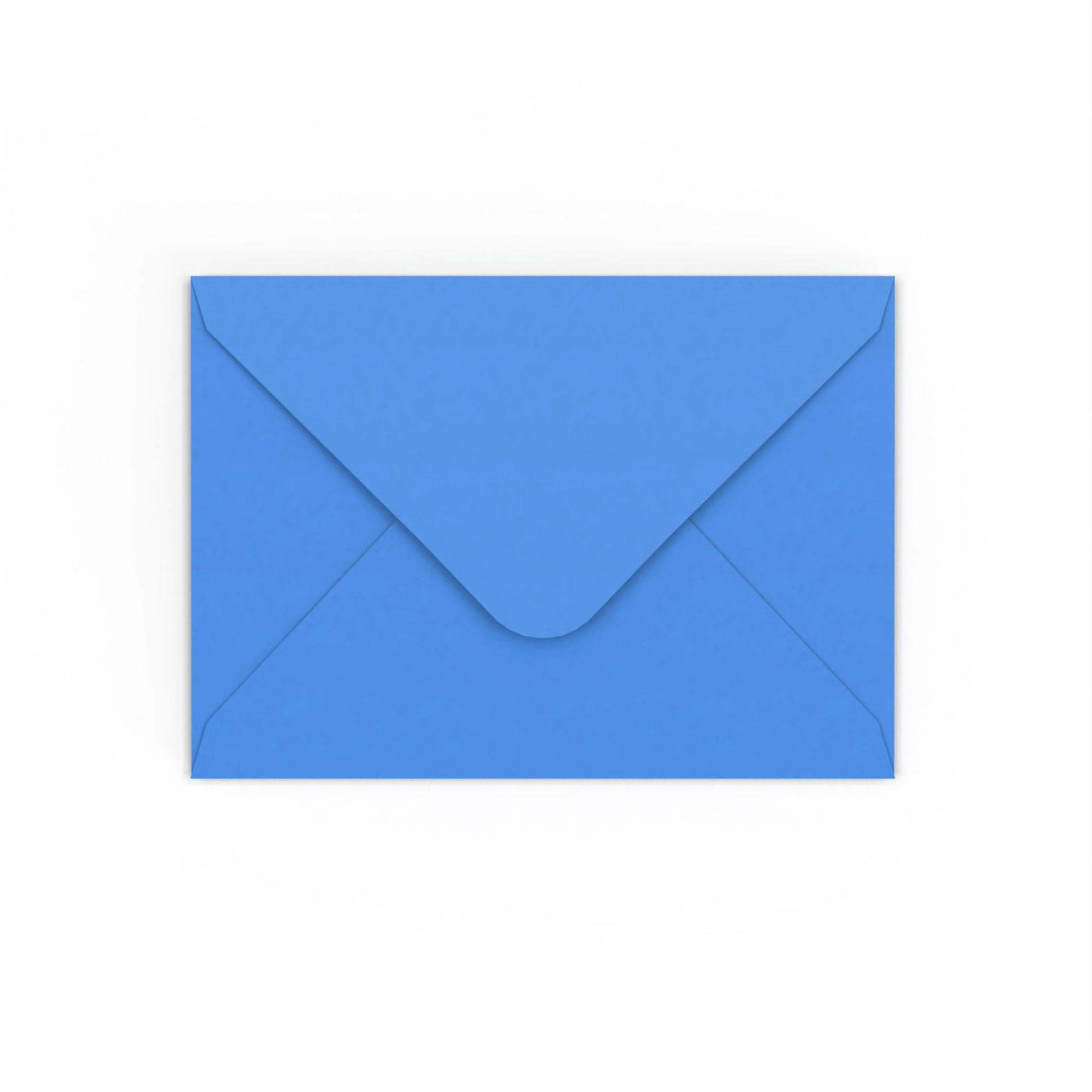 B6 Bright Blue Gummed V-Flap Envelope (125 x 175mm)
