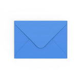B6 Bright Blue Gummed V-Flap Envelope (125 x 175mm)