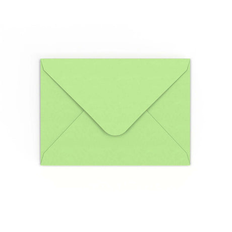 Pale Green Gummed V-Flap Envelope (125 x 175mm)