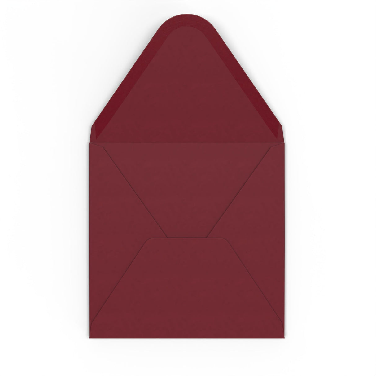 Burgundy envelopes
