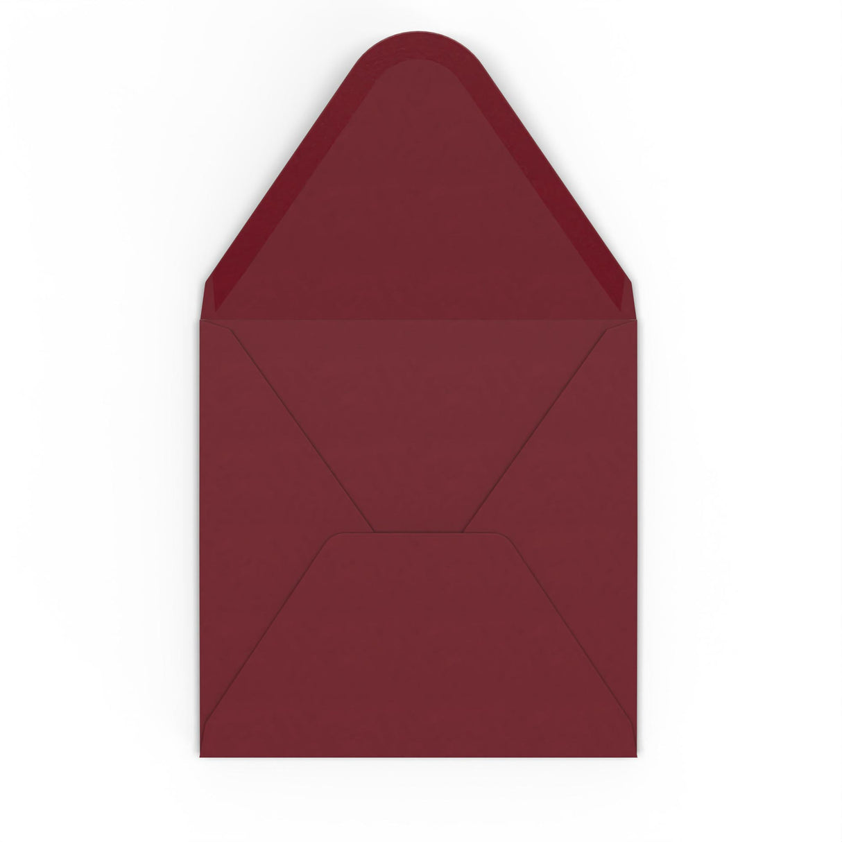 Burgundy envelopes