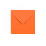 Orange Gummed V-Flap Envelope (130 x 130mm)