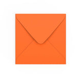 Orange Gummed V-Flap Envelope (155 x 155mm)