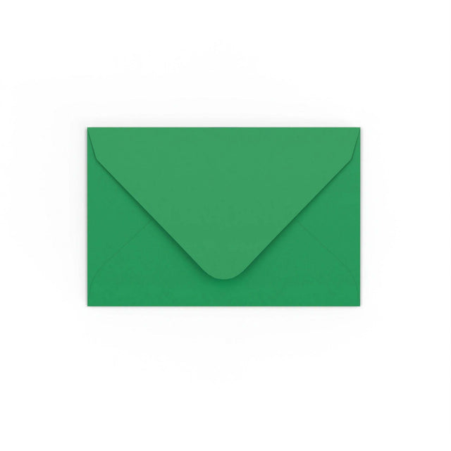 Dark Green Gummed V-Flap Envelope (65 x 94mm)