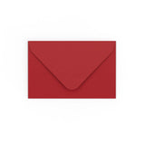 Dark Red Gummed V-Flap Envelope (65 x 94mm)