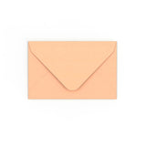Salmon Pink Gummed V-Flap Envelope (65 x 94mm)