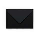 C6 Black Gummed V-Flap Envelope (114 X 162 mm)