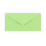 DL Pale Green Gummed V-Flap Envelope (110 x 220mm)