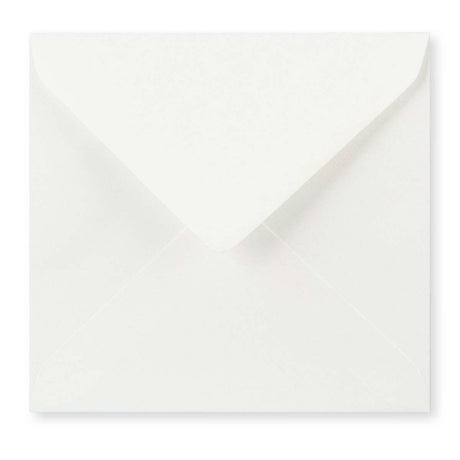 White lightweight laid envelope (90gsm) 155x155 mm