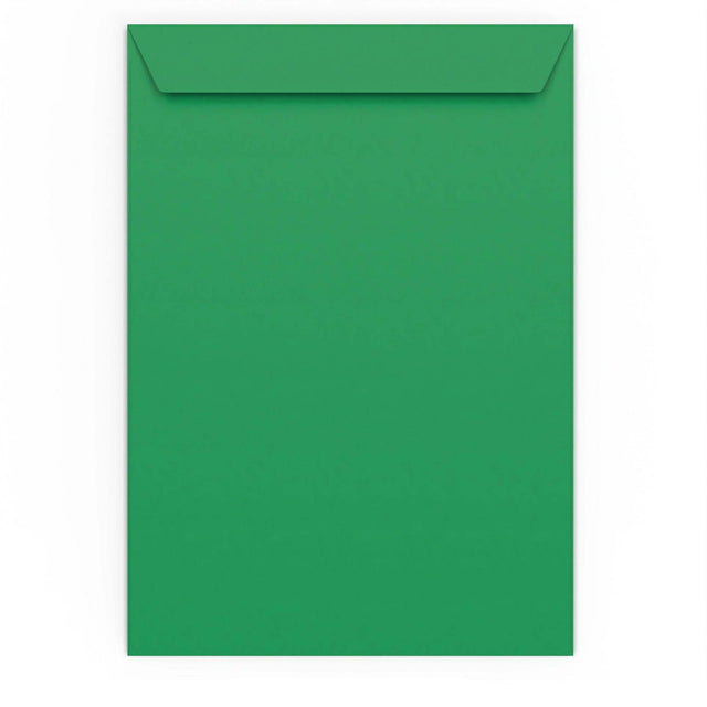 C4 Dark Green Peel & Seal Envelope (324 x 229mm)