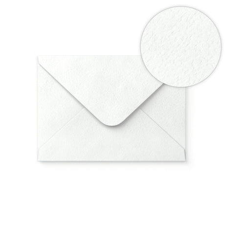 B6 White Hammer Gummed V-Flap Envelope (125 x 175mm)