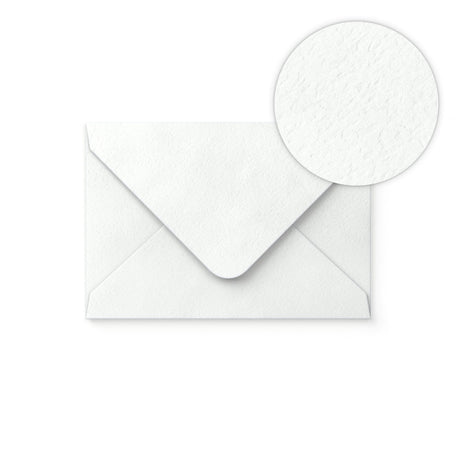 White Hammer Gummed V Flap Envelope (65 x 94mm)