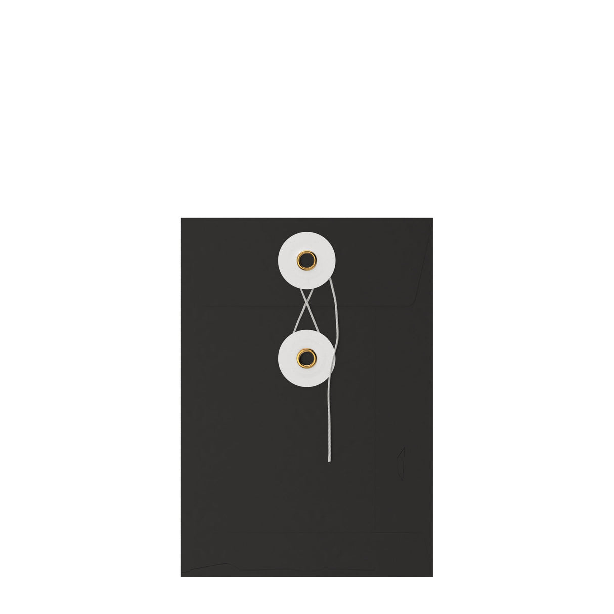 Coloured envelopes with string and washer closure