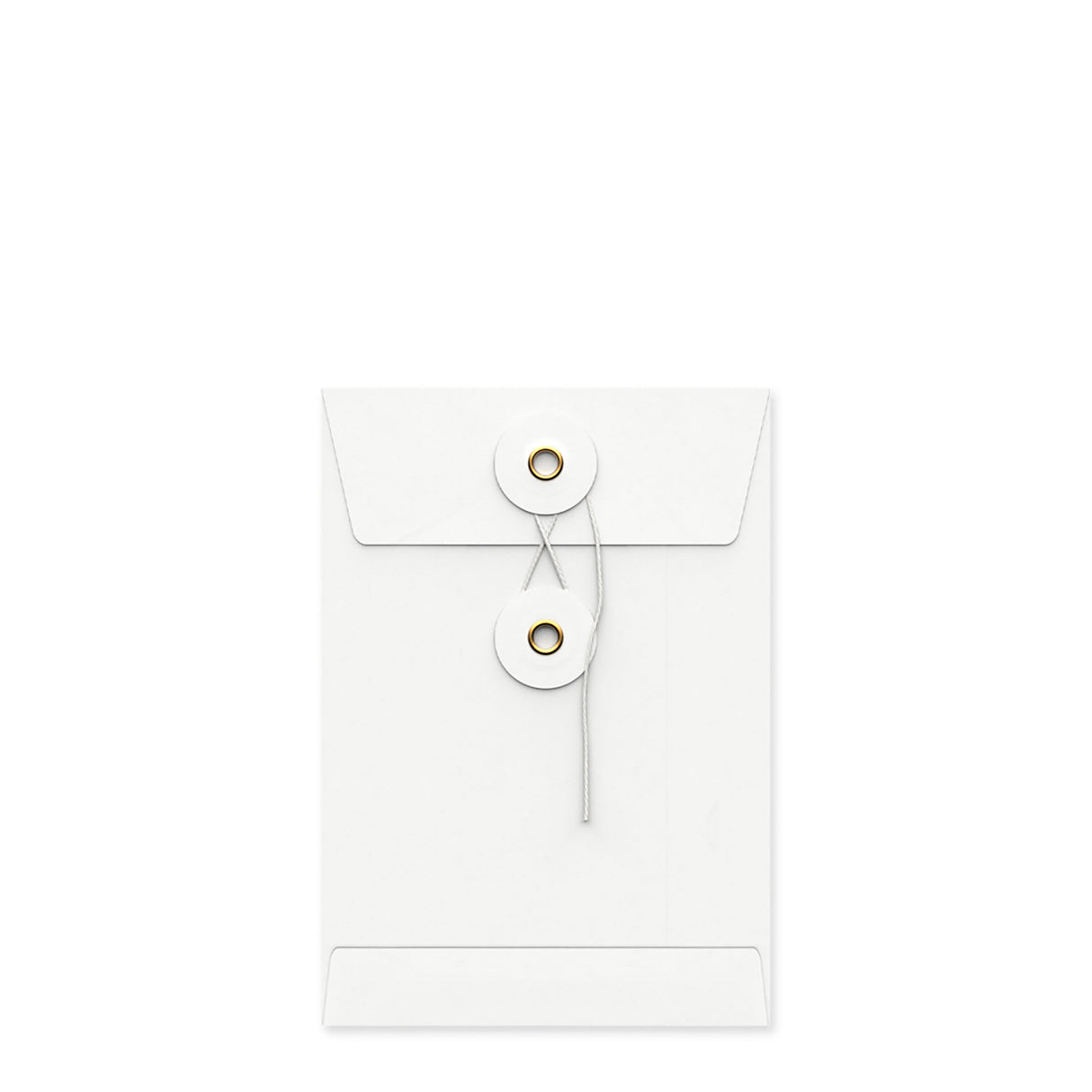 Coloured envelopes with string and washer closure